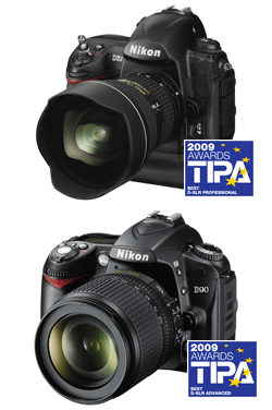 Nikon D3х и Nikon D90 лучшие цифровые зеркальные камеры по версии TIPA