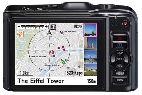 Casio Exilim EX-H20G с гибридной GPS
