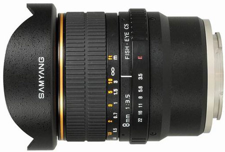 Samyang 8mm f/3.5 Fish-eye CS VG10