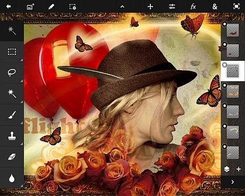 Adobe Photoshop Touch для IPad 2