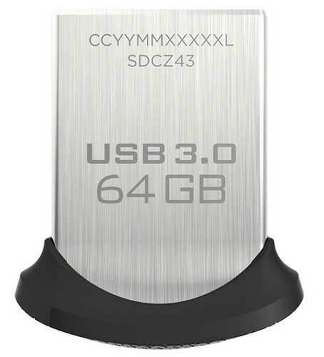 SanDisk Ultra Fit USB 3.0 Flash Drive side