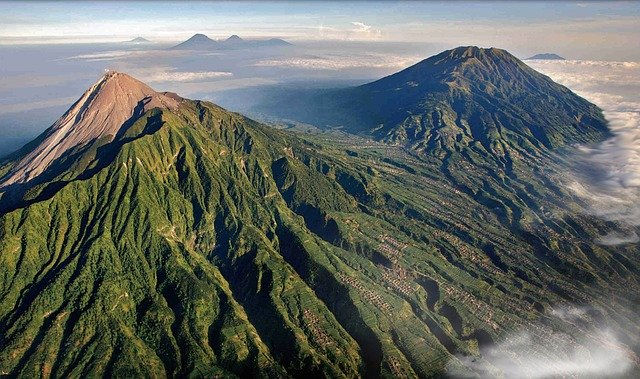 Вулкан Мерапи, Индонезия