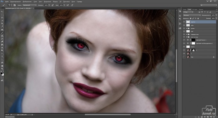 макияж в образе вампира-29