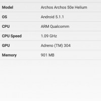 Обзор смартфона ARCHOS 50e Helium 4G