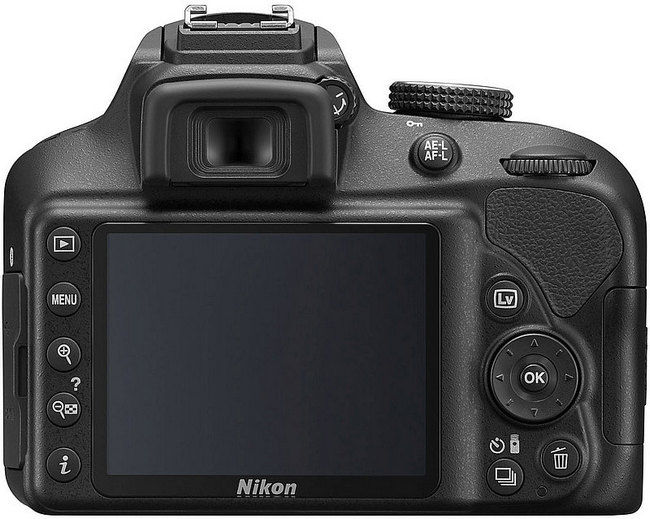 Nikon D3400 back