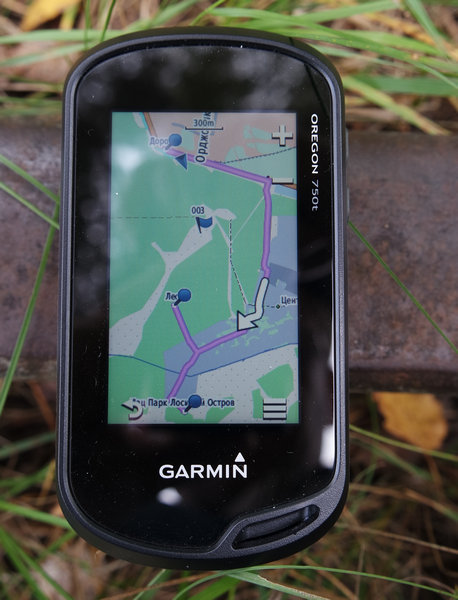 Обзор туристического навигатора Garmin Oregon 750t