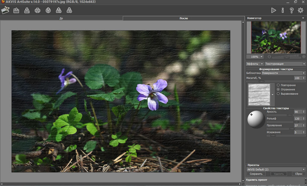 AKVIS ArtSuite 14 - творческие фоторамки для фотографий