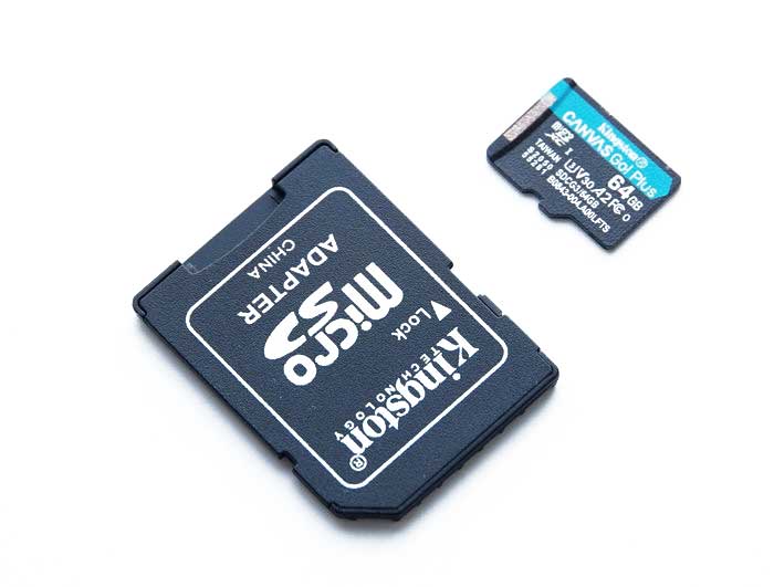 Kingston canvas go microsdxc 64