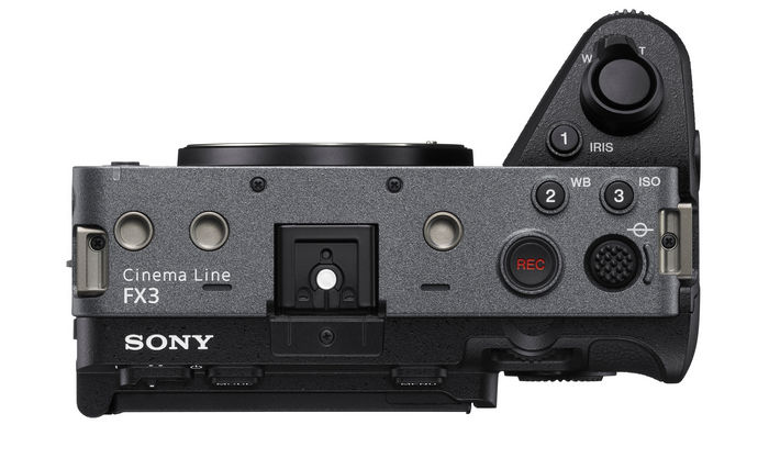 Sony FX3 - вид сверху